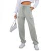 Women's Fashion Sport Solid Color Pocket Casual Sweatpants Pants