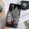 Лондонский Красный Автобус Биг Бен Чехол для Телефона Для iPhone 16 Pro 11 12 13 14 15 Pro Max Mini XS X XR 7 8 16 Plus Чехол Coque