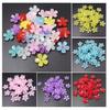 High Quality 5 Petals Flower Accessories Jewelry Fashion Receptacle DIY Handmade Material 20pcs Jelly Color Hair Accessories Making