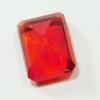 Orange Sapphire Loose Gemstone 6 ct Emerald Shape September Birthstone for Gem Collections