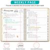 A5 Coil Notebook Plan Work Exercise Check-in Record English Schedule Planning Book