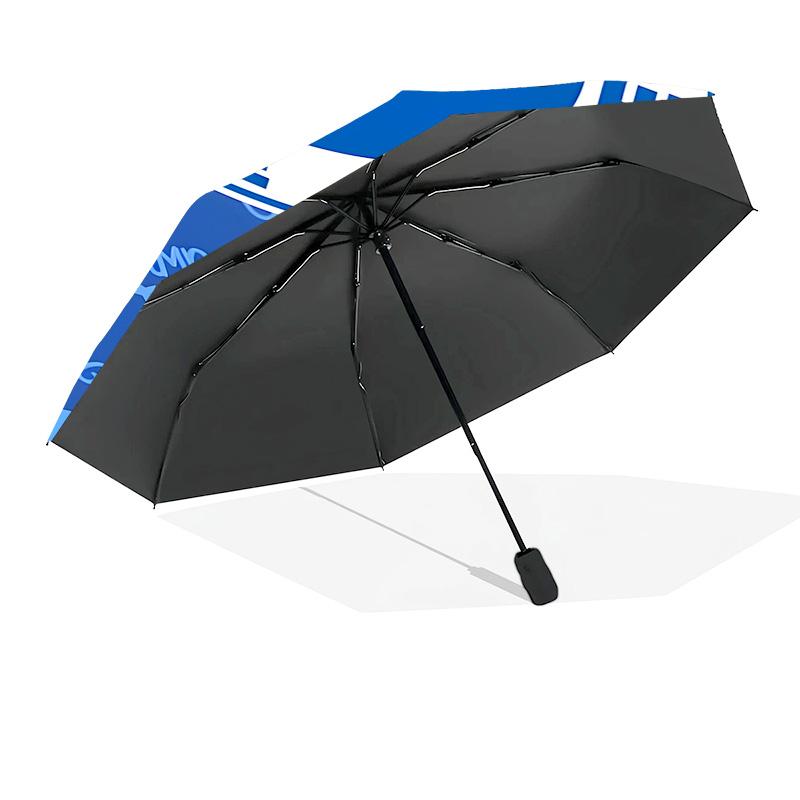 Cru-zeiro Esporte Club Crest Printed Automatic Umbrella, 8-Frame for Travel, camping, Casual Umbrella, Essential Gift for for family and friends