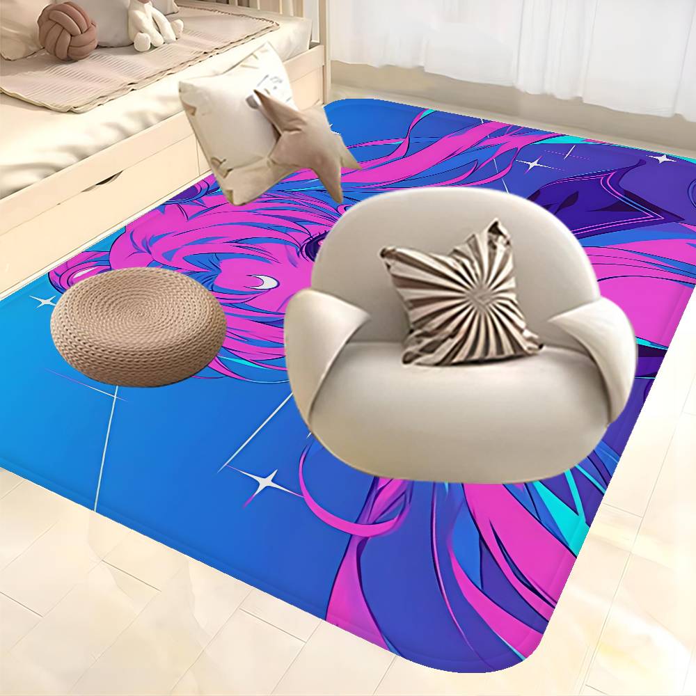 Cartoon S-Sailor M-Moons Floor Mat Cheaper Anti-slip Modern Living Room Balcony Printed Bedside Mats