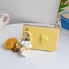 Lovely Cartoon Hairball Doll Phone Case For iPhone Duo For iPhone Fold 3D Love Heart Anti-fall Protection Folding Cover