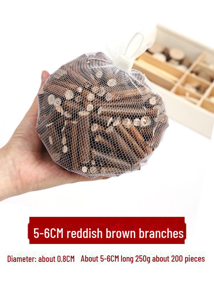 Pine Cone DIY Decoration Kit: Branch, Log, Dried Flowers for Creative Kindergarten Hanging Crafts