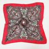 70*70cm Russian Floral Printed Square Bandana Scarf