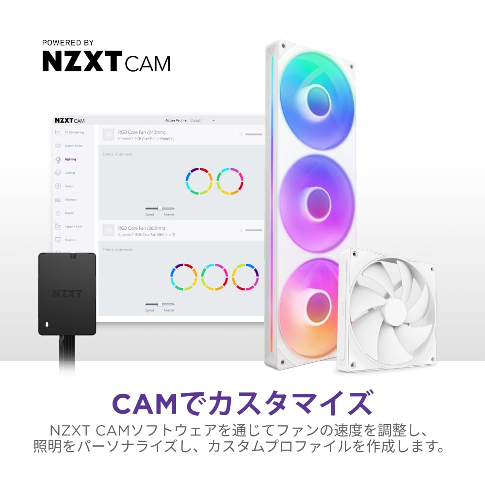 NZXT Control Hub Цифровой RGB и контроллер вентиляторов AC-CRFR1-B1 FN2379
