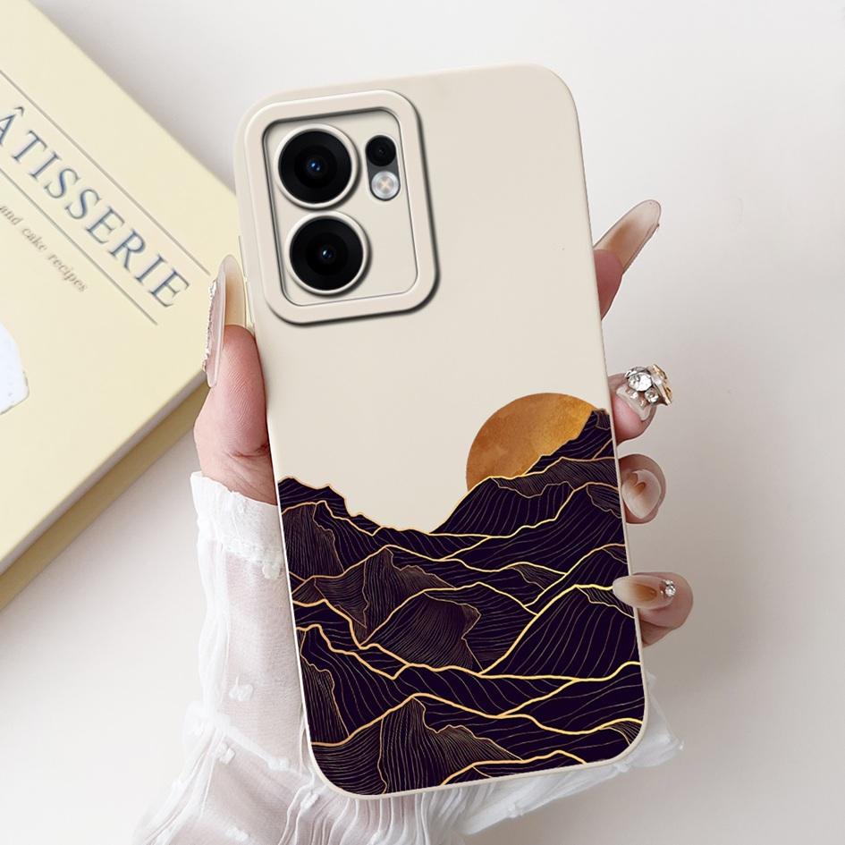 Для Oppo Reno 13F 5G Чехол Модные Закатные Девушки Астронавт Coque Мягкий Силиконовый Чехол для Телефона Для OPPO Reno13 FS RENO13F CPH2699 Capa