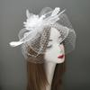 Exquisite Elegant Veil Hat Vintage Style Hair Band Elegant Hair Drop Headpiece  Bridal Wedding