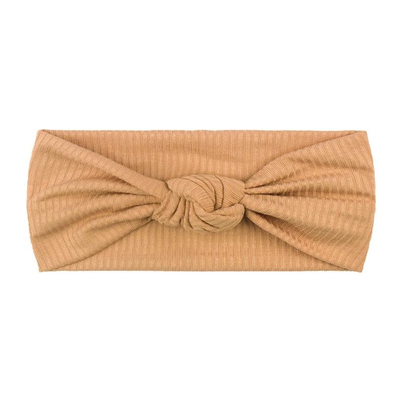 Knotted Elastic Children's Headband Cute Solid Color Pit Strip Baby Headband Four Seasons Thin Baby Headband