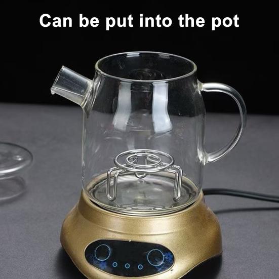 Mini Round Steamer Rack Stainless Steel Pot Trivet Small Steaming Pot Pan Cooking Stand for Cooking Baking Steaming