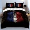Lion face, tricolor design. Bedding sets Duvet cover sets Duvet covers Pillowcases(1*Duvet Cover 2*Pillowcases without duvet insert)