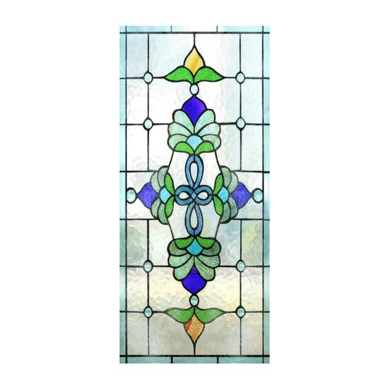 Пленка для конфиденциальности витражного окна Винтажная декоративная матовая Статическое прилипание Водонепроницаемая ПВХ Многоразовая Блокирующая УФ-излучение Наклейка на стекло Покрытие