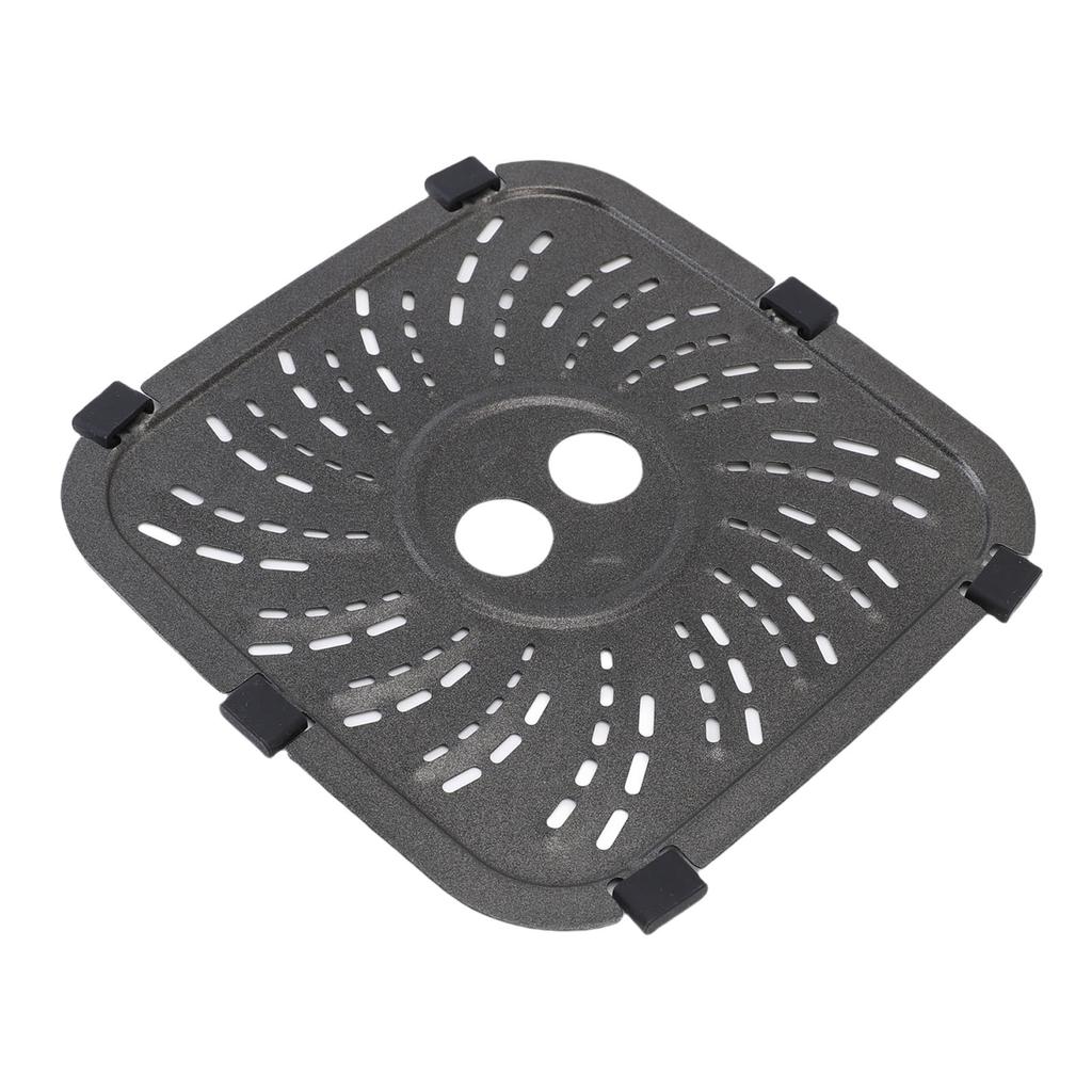Grill Plate Replacement for PowerXL Series Fryer Stainless Steel Grille Pan Tray Rack Compatible with 6QT and 8QT Small 19.8x19.5cm / 7.8x7.7in