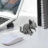 Скульптура кошки Декоративное украшение кошка Фигурка 3D-печать Животное Юмористическое художественное украшение Для журнального столика Книжной полки Рабочего стола Автомобиля