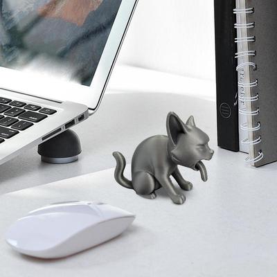 Скульптура кошки Декоративное украшение кошка Фигурка 3D-печать Животное Юмористическое художественное украшение Для журнального столика Книжной полки Рабочего стола Автомобиля