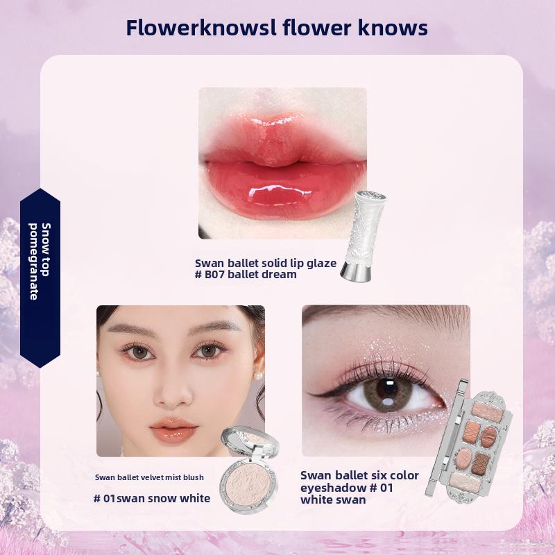 Flowerknows Подарочная Коробка Набор Макияжа Маленький Ангел Полная Коробка Блеск для Губ Румяна Ракушка Украшение Цветочный Знать Набор для Подарка на День Рождения