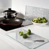 Decorative Glass Chopping and Serving Boards Floral Pattern 2x30x52 cm