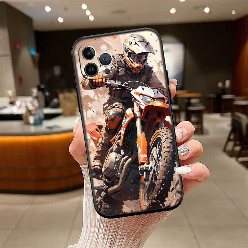 Чехол для телефона с дизайном Мотоциклетные гонки для Xiaomi Poco C40 C51 C50 C55 C65 C71 C75 C85 F8 F7 F6 F5 F3 F2 X7 X6 X4 X3 X2 M7 M6 M5 M4 M3 M2 Pro
