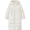Женский длинный пуховик Semir с капюшоном, 90% пух утки