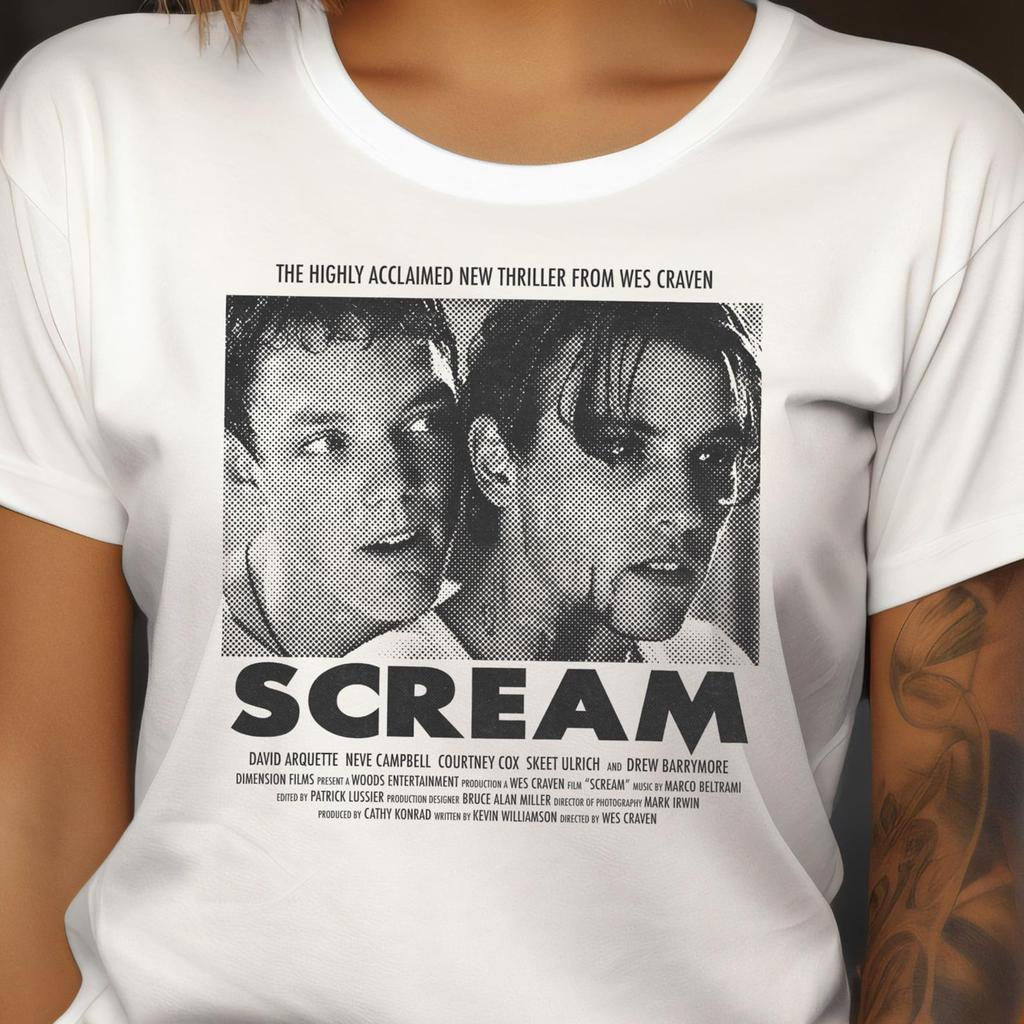 Vintage Scream Movie T-Shirt | Wes Craven Horror Tee