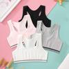 2PC Teenage Clothes Girls Sport Bra Underwear Girls Training Bra 8-14Years