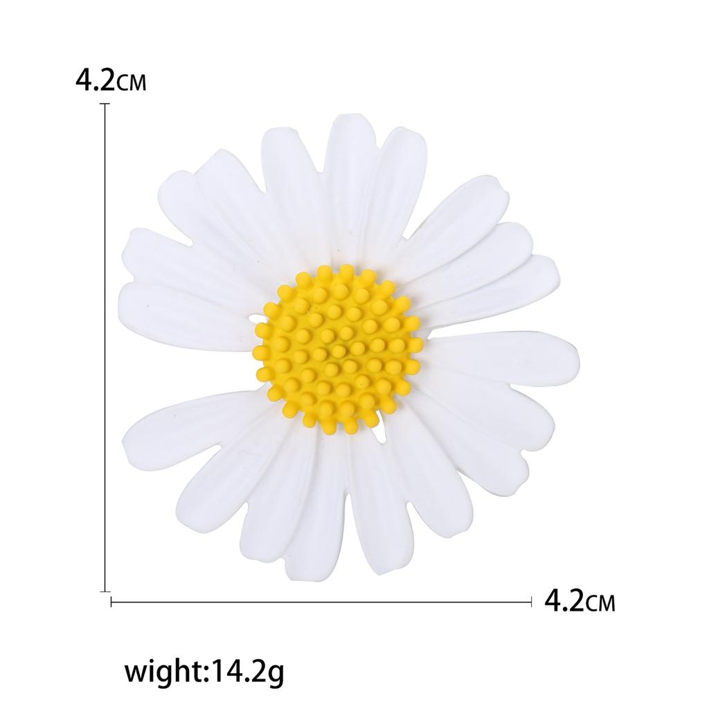 Корейская маленькая мультяшная брошь в виде ромашки, свежая и милая женская одежда, корсаж, бижутерия, цветок, булавка