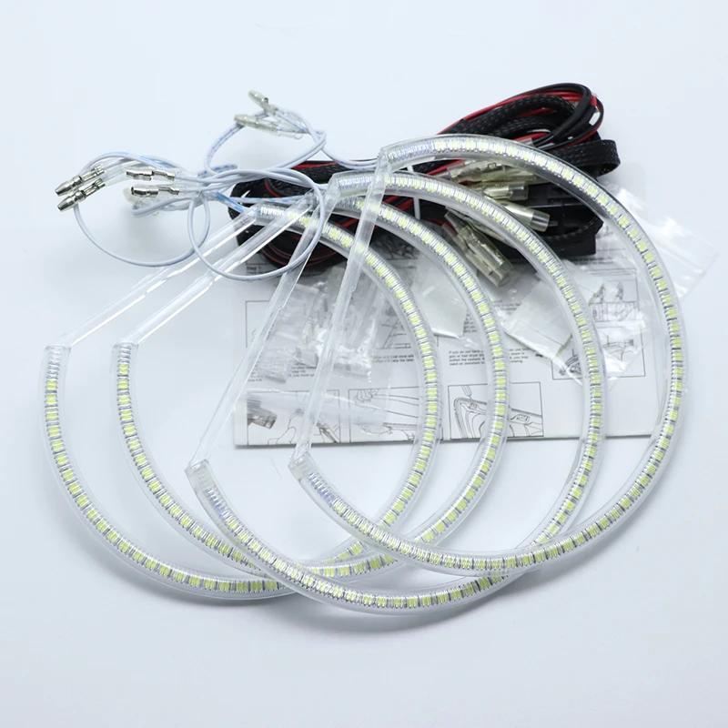 Высококачественные дневные ходовые огни DRL Angel Eyes LED RGB CCFL SMD фара комплект из 4 колец Для BMW E83 X3 2003-2010 аксессуары