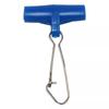 25pcs Plastic Head Heavy Duty Fishing Line Sinker Hooked Snaps Fishing Scale Plastic Head  Fishing