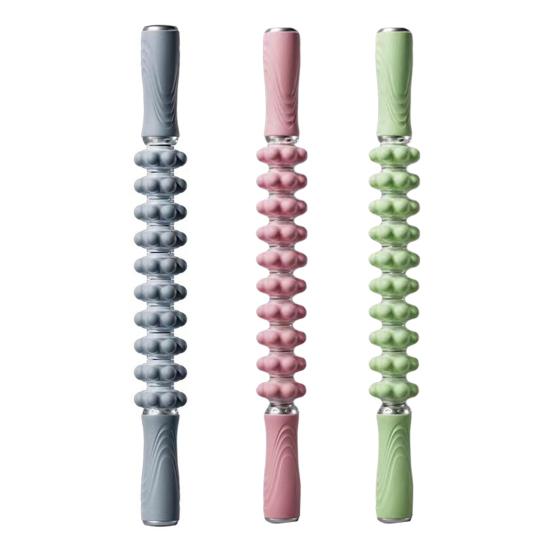 Портативная палка для йоги и массажа с вращением на 360 градусов для расслабления мышц