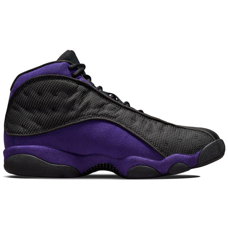 Air Jordan 13 Retro Court Purple Мужские кроссовки Черно-белые DJ5982-015