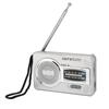 AM FM Transistor Radio DSP Chip Portable Pocket Mini Radio with Loudspeaker Headphone Jack Silver