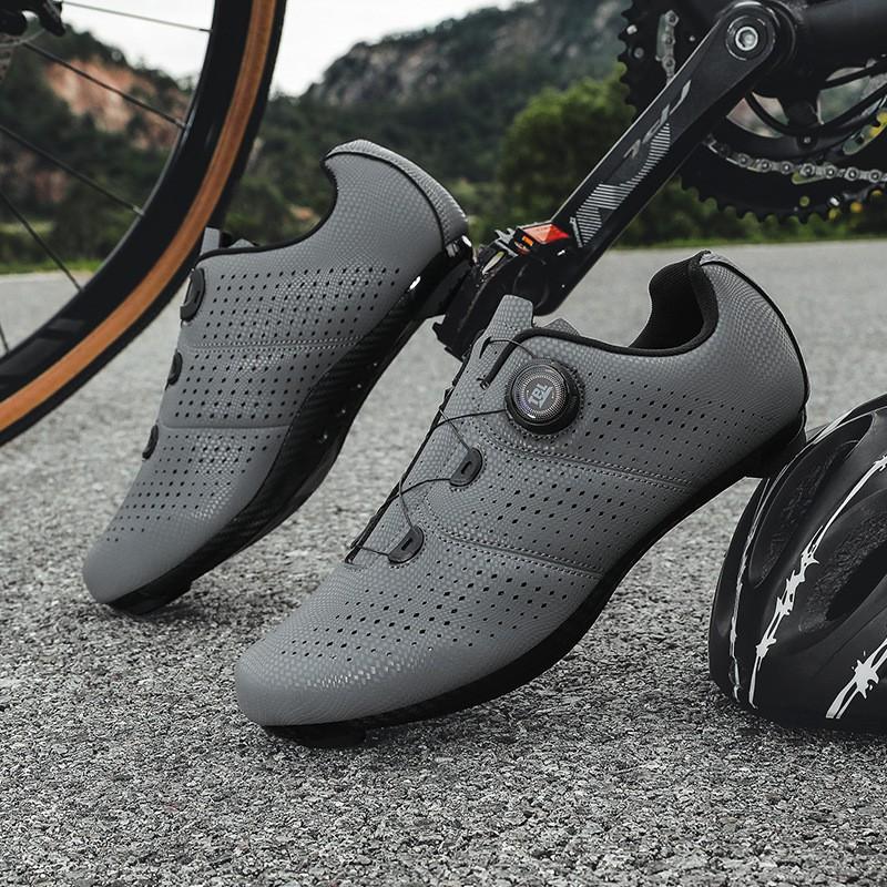 Womens Cycling Shoes Road MTB Clipless Flat Pedal Compatible Breathable Stiff Sole Bike Footwear