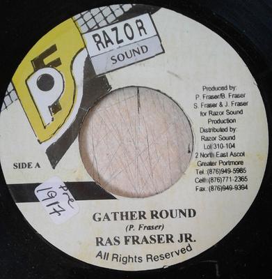 7-дюймовая пластинка PHILLIP FRASER - Gather Round NONE Razor Sound Ямайское регги, ска и даб Б/У