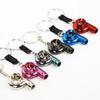 Zinc Zinc Alloy Turbo Key Chain with Sound INS Key Buckle Creative Car Whistle Sound Keyring  Men