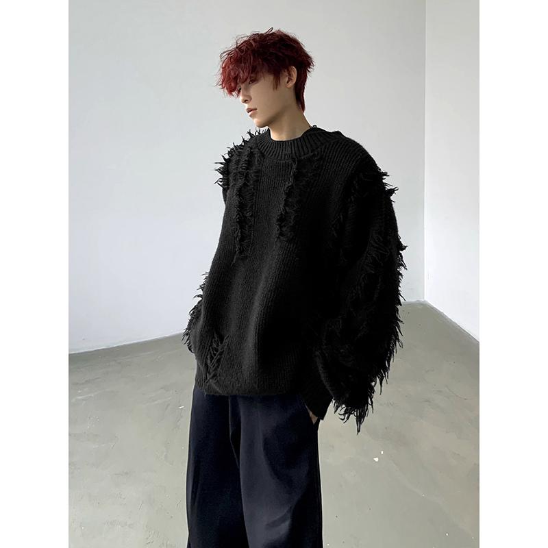 Autumn and Winter Loose Korean Style Sweater Fashionable Round Neck Long Sleeve Casual Top