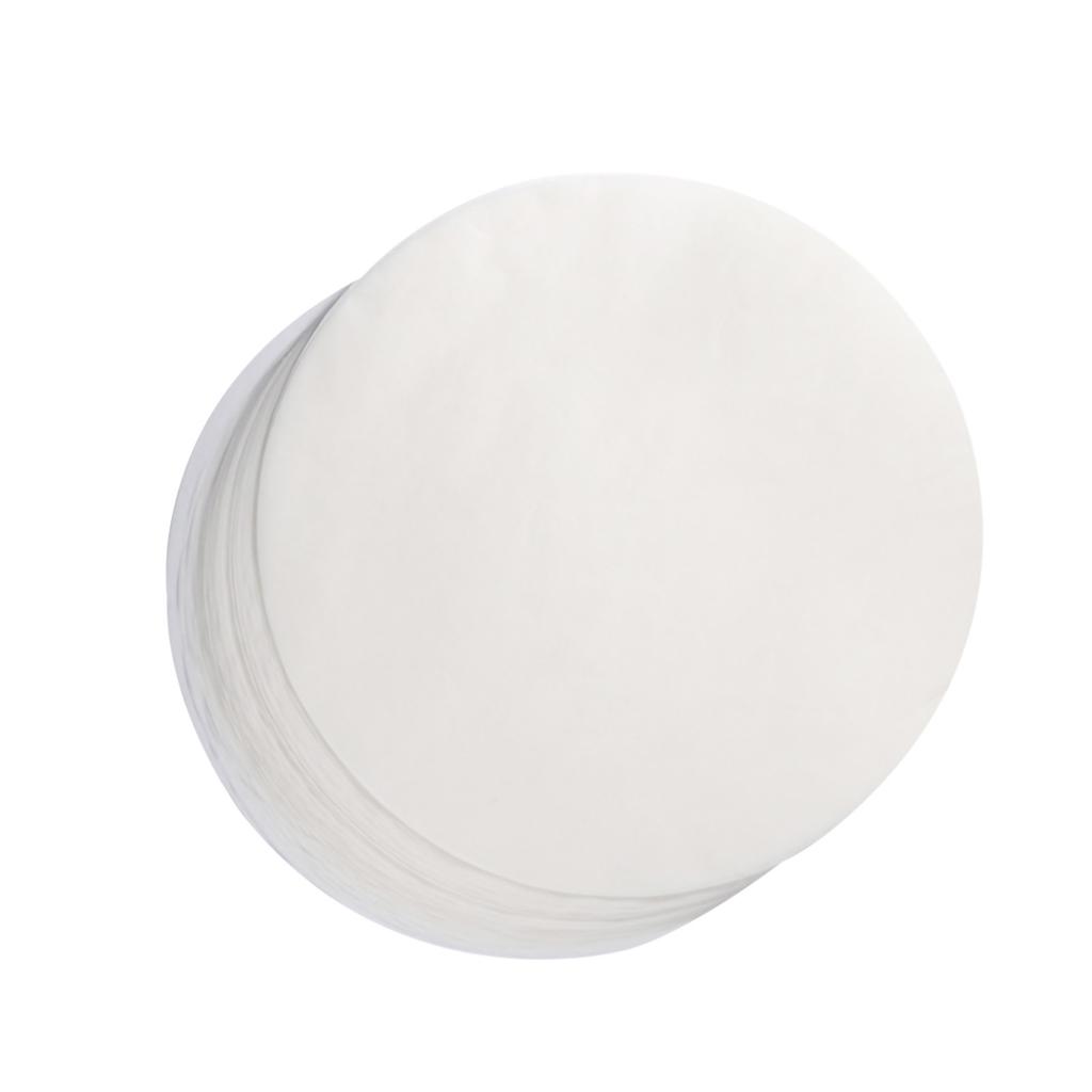 100Pcs Non Stick Round BBQ Paper Baking Sheets 10 Inch Barbecue Tin Foil Paper for Grill Line C