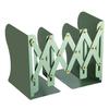 Metal Bookend Retractable Desktop Book Stand Space-saving Book Organizer Holder for Home School Office
