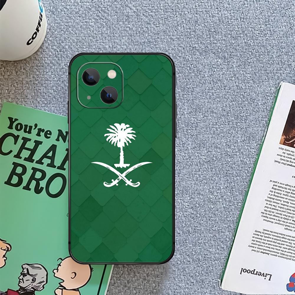 Чехол для телефона с флагом Королевства Саудовская Аравия для iPhone Xiaomi Mi Samsung Galaxy Redmi Note AS 11 12 13 14 15 22 23 24 5G Pro Plus Max Fe Ultra