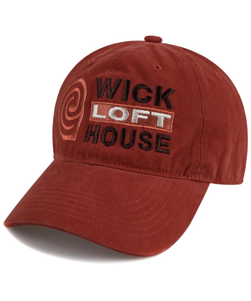 Кепка-бейсболка Wig E Loft House из холста - Кирпичный