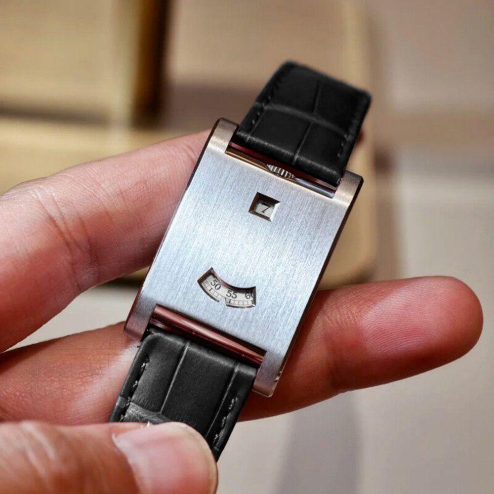Leather Strap Men's Wristwatch Alloy Case Business Watch New Sports Watch Daily Outfits