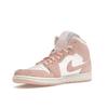 Air Jordan 1 Mid SE Legend розовые кроссовки унисекс белые парусные FN5215-161