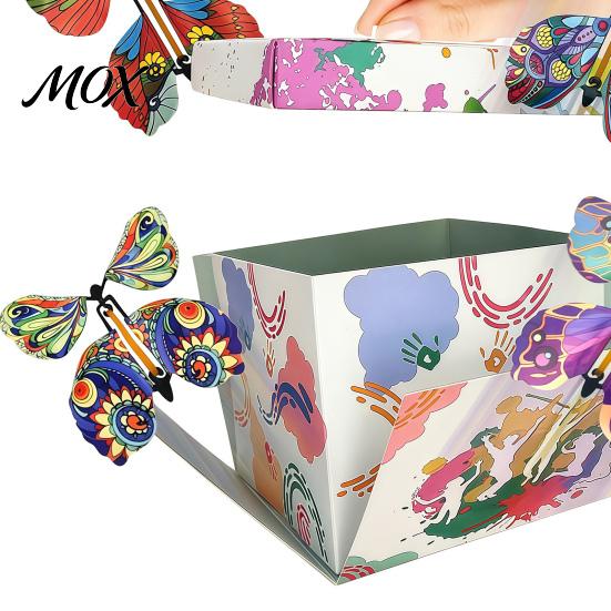 Gift Box with Flying Butterflies Butterfly Explosion Box, DIY Surprise Exploding Present Holder 4 Graduation Packaging Effect for Birthday,