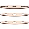 3 Pcs Rack for Two Goblets Red Stand Bottle Party Lover Gift Bottles Holder Wooden Storage
