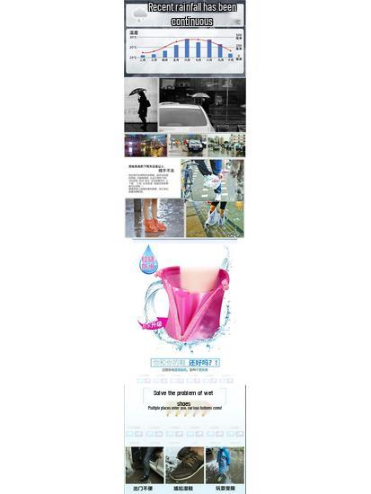 Водонепроницаемые Нескользящие Бахилы для Мужчин, Женщин и Детей - Утолщенные, Износостойкие Защита от Дождя и Снега.