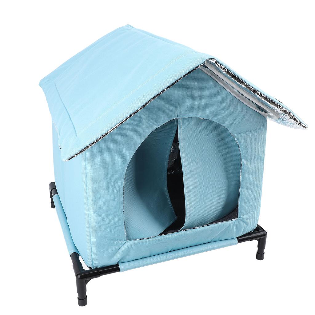 Outdoor Cat House Winter Warm Water Resistant Rainproof Large Space All Seasons Universal Enclosed