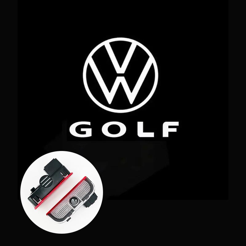 T24For Volkswagen VW R Line GTI Touareg 7P Golf 5 6 7 Jetta MK5 MK7 Passat B6 B7 B8 B9 CC Tiguan LED Car Door Light Projector Lamp