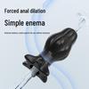 Transparent Hollow Anal Plug with Anus Dilator and Beads for Enema and Adult Stimulation