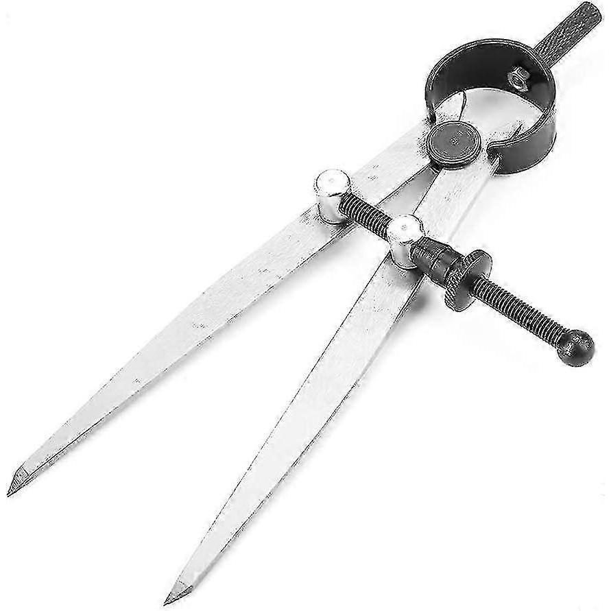 Leather Drypoint Compass Spring Divider Rotating Scratch Craft Tool, Adjustable Leathercraft Compass Diy Sewing Tools 100Mm, Wing Divider - RIpj