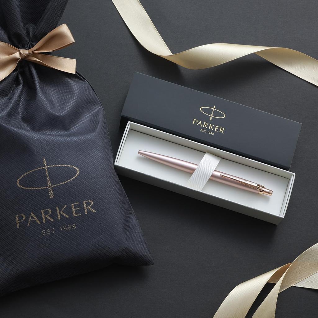 PARKER Ballpoint Pen Jotter XL Pink Gold PGT Medium Point Wrapping Bag with Brand Logo Gift Box Luxury Official Regular Imported Product 2122659ZV3